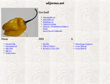Tablet Screenshot of adjoema.net